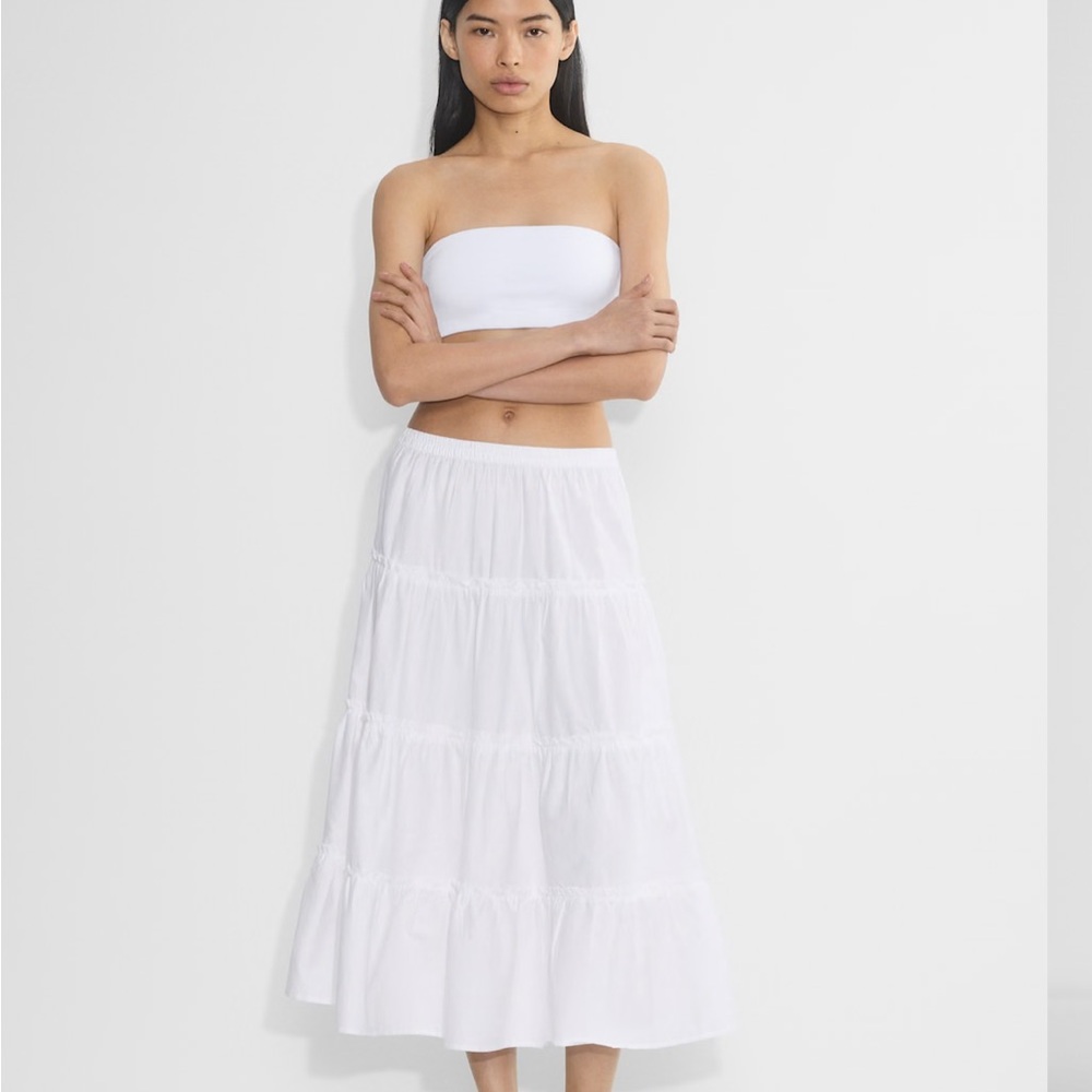 Elegant White Maxi Skirt